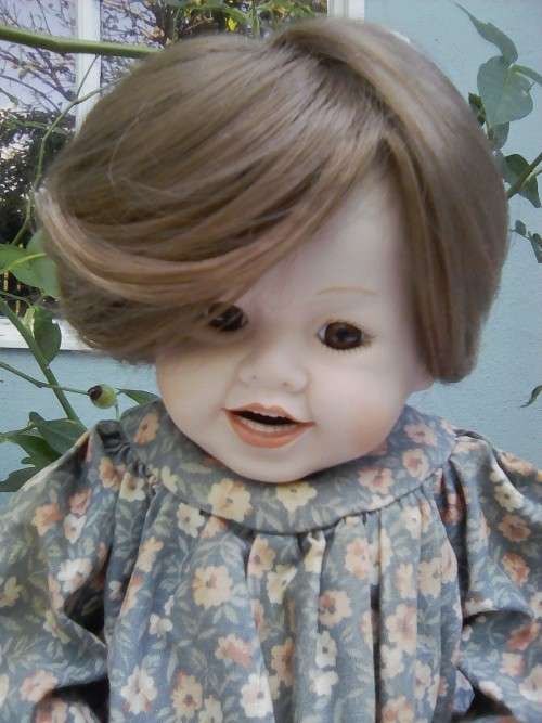 PORCELAIN DOLL, 38CM LONG