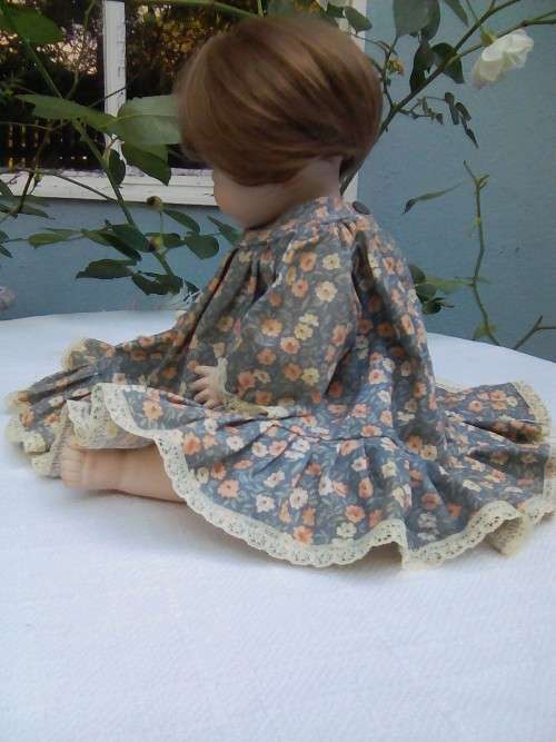 PORCELAIN DOLL, 38CM LONG