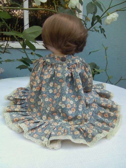 PORCELAIN DOLL, 38CM LONG