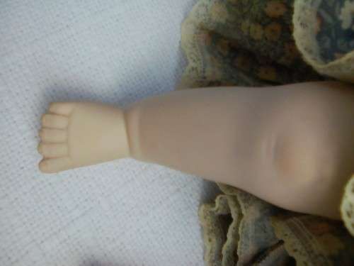 PORCELAIN DOLL, 38CM LONG