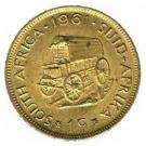 1961 1c Circulated coin Afr/Eng