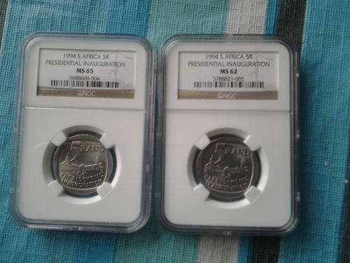 *** 3rd highest grade Inaugaration MS65 together with a MS62 - a must have ***