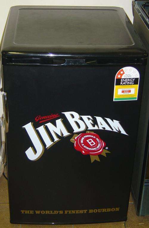 JIM BEAM BAR FRIDGE, 130L, AWSOME FRIDGE