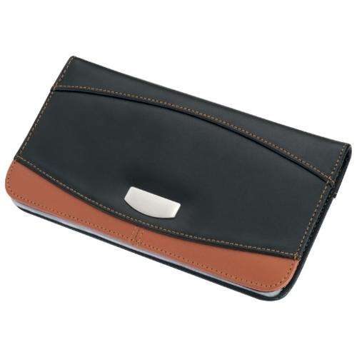 BUSINESS CARD HOLDER - Bonded Leather - Holds 72 Cards - NICE GIFT!!!