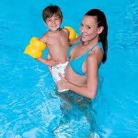 6 x BESTWAY SWIMMING ARM BANDS on sale!!! Sturdy pre-tested vinyl. One bid takes the lot! BID NOW!!!