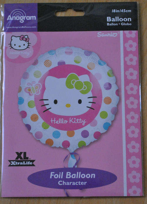 Hello Kitty foil balloon