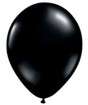 Black round latex balloons 30cm