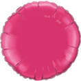 Magenta plain foil balloon