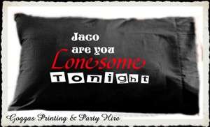 personalized valentine's pillow case