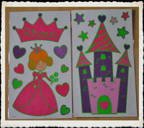 Glow in the dark peel and stick decor