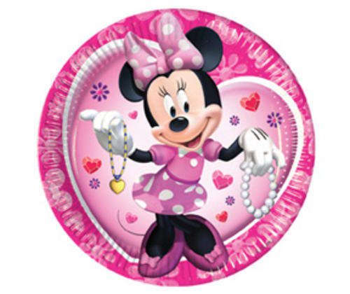 Minnie mouse plates