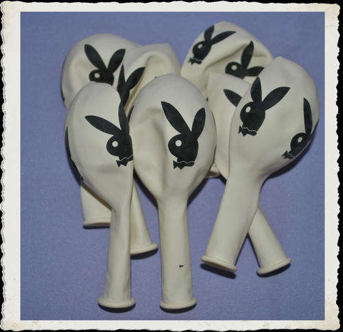 Playboy bunny latex balloons
