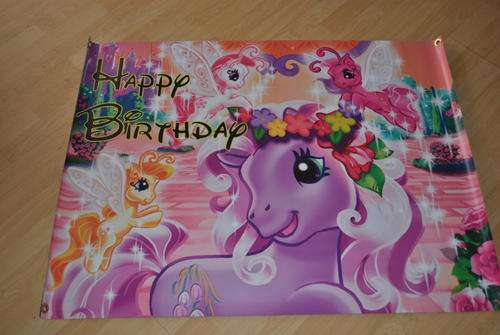 PVC My little pony party banner  for sale