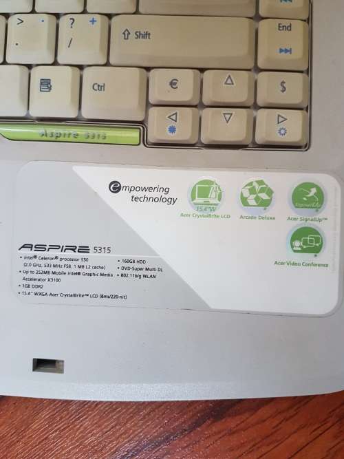 Acer Aspire 5315 Series Laptop