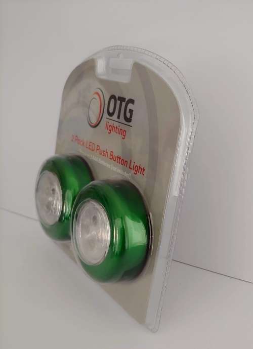 OTG Lighting 2 Pack LED Push Button Light