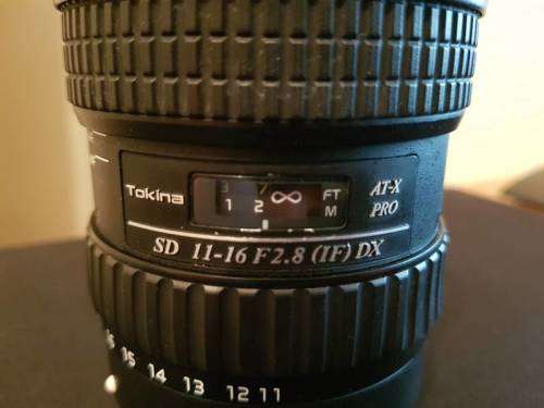 Tokina AT-X Pro SD 11-16mm  F2.8 (IF) DX lens for Canon DSLR
