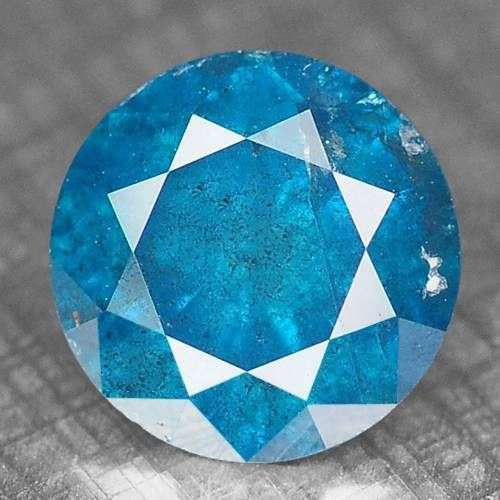 !! Video !! 0.66 Cts !!! ELECTRIC BLUE COLOR NATURAL DIAMOND !! RARE !!