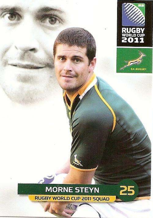 2011 RUGBY WORLD CUP COLLECTION - Morney Steyn 89
