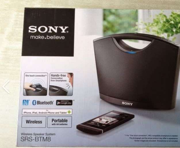 Sony Wireless Speaker System  SRS-BTM8