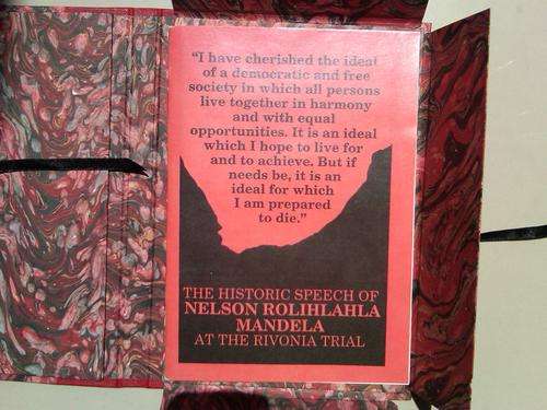 TWO Nelson Mandela HAND SIGNED Booklets - Originally Banned Under Apartheid RSA