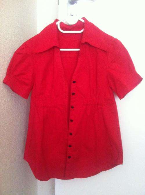 Red Casual/Smart Shirt (Size S)