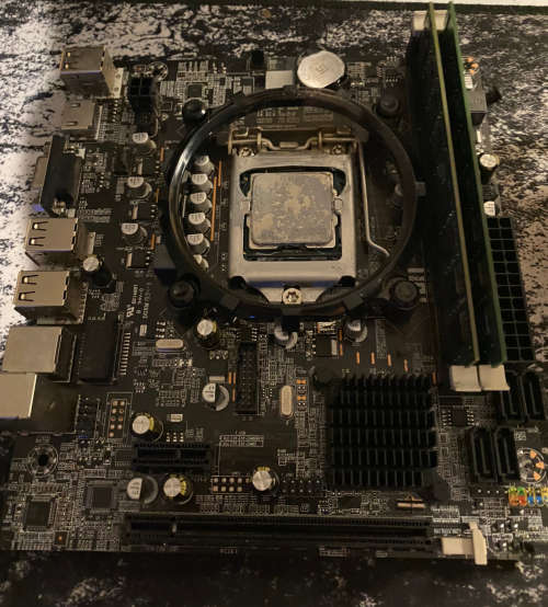 i5 8gb ram Motherboard combo (no reserve)