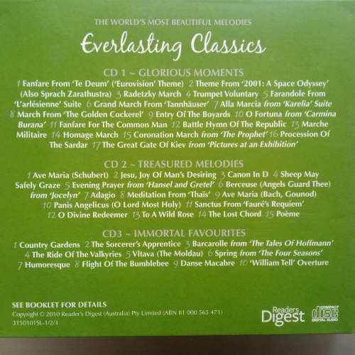 Everlasting Classics (CD) The World`s Most Beautiful Melodies