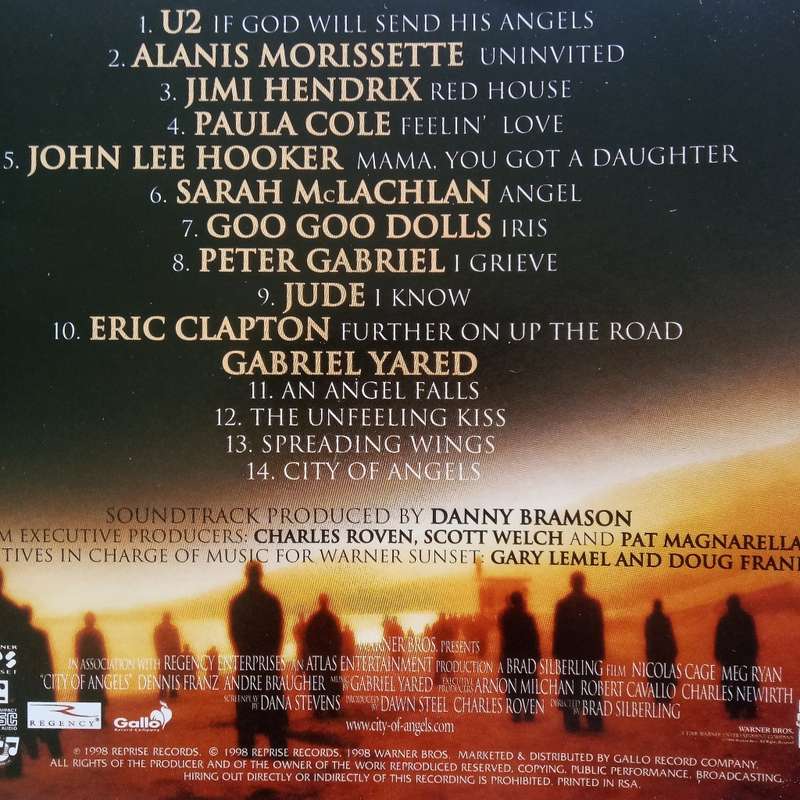 City Of Angels (CD) Music From The Motion Picture