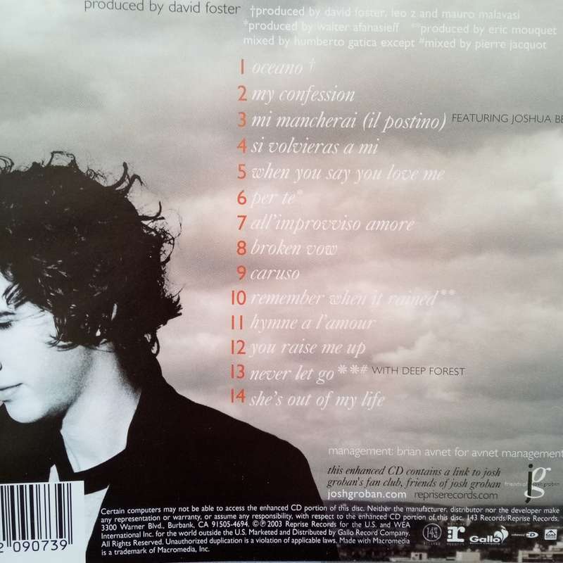 Josh Groban (CD) Closer