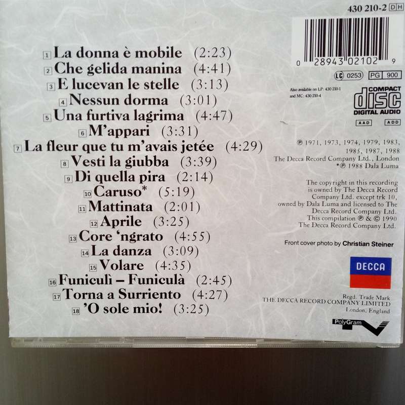 Luciano Pavarotti (CD) The Essential Pavarotti