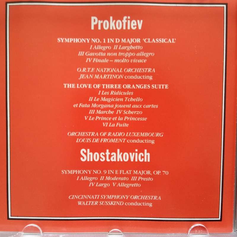 Prokofiev/Shostakovich (CD) Orchestral Works