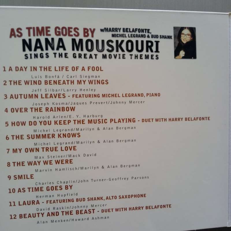 Nana Mouskouri (CD) As Time Goes By