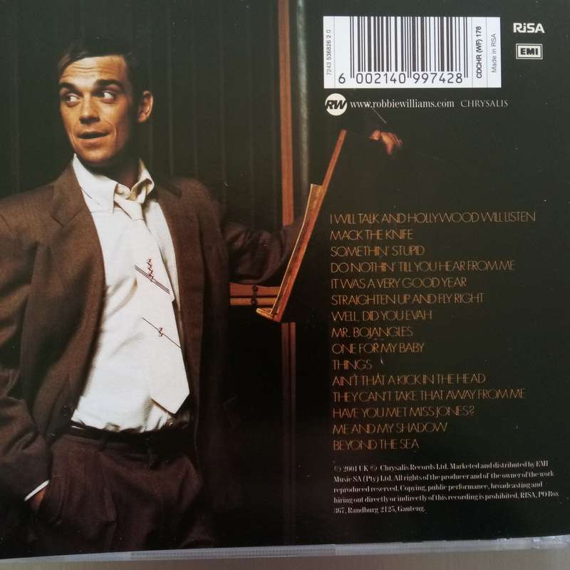 Robbie Williams (CD) Swing When You`re Winning