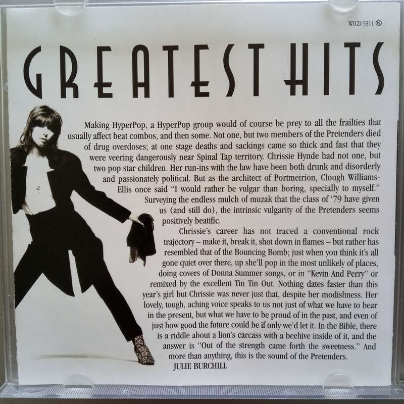 The Pretenders (CD) Greatest Hits
