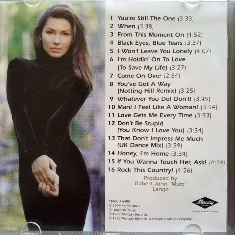 Shania Twain (CD) Come On Over