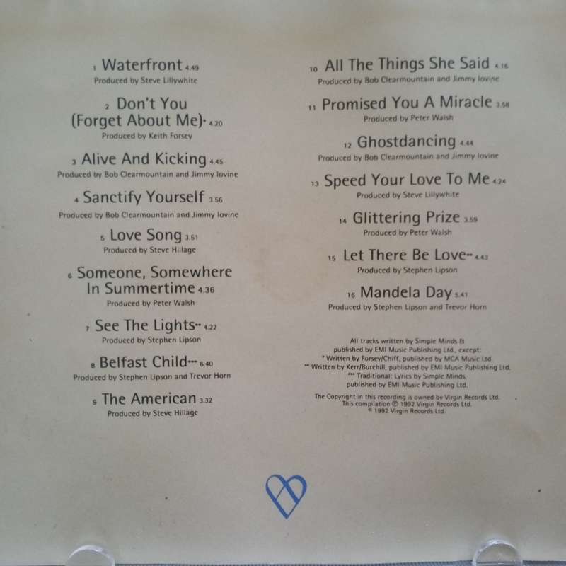 Simple Minds (CD) Glittering Prize