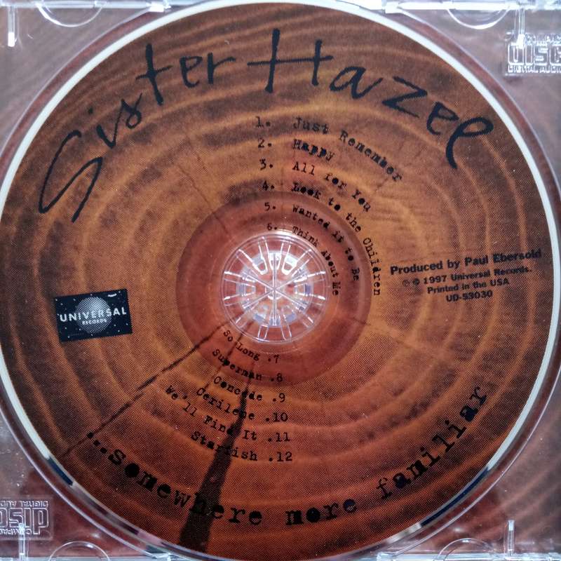 Sister Hazel (CD) Somewhere More Familiar