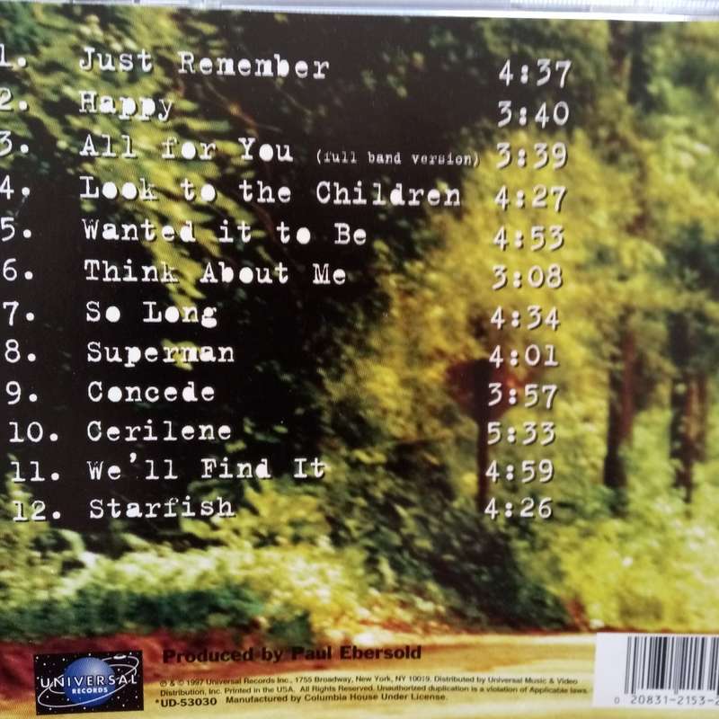 Sister Hazel (CD) Somewhere More Familiar