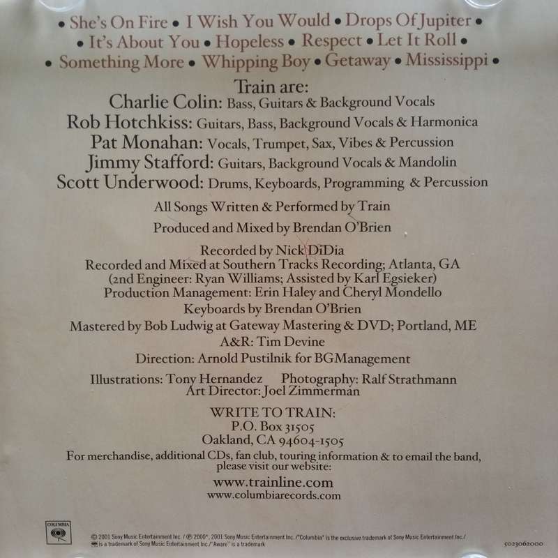 Train (CD) Drops Of Jupiter