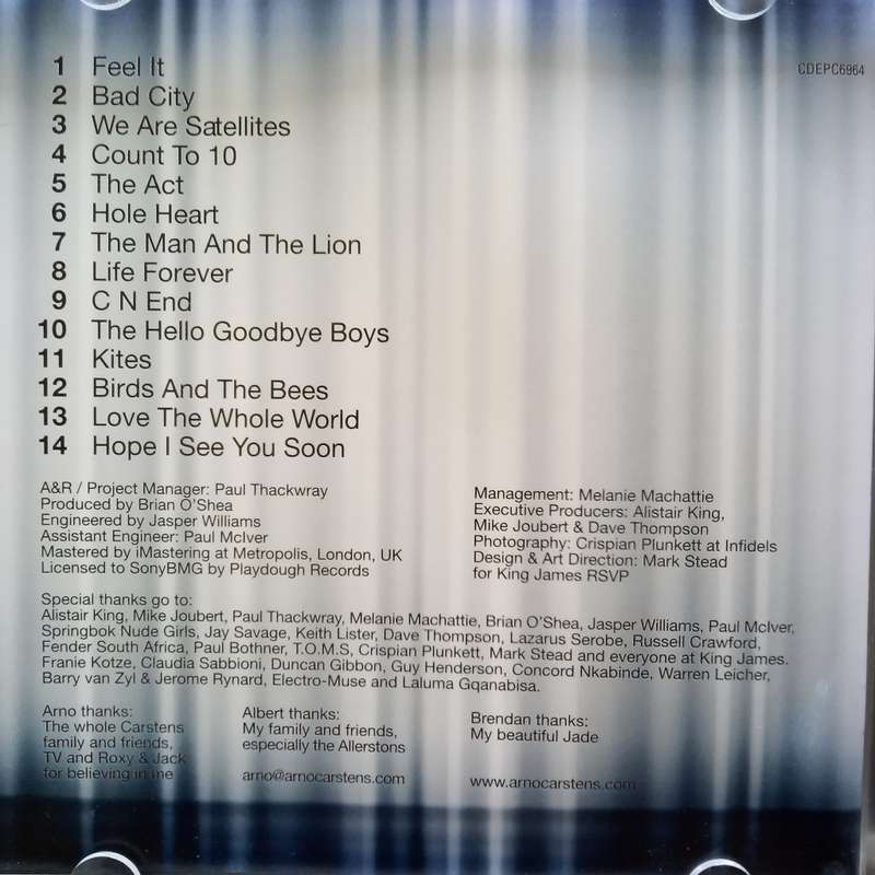 Arno Carstens (CD) The Hello Goodbye Boys