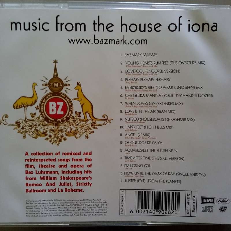 Baz Luhrmann (CD) Something For Everybody