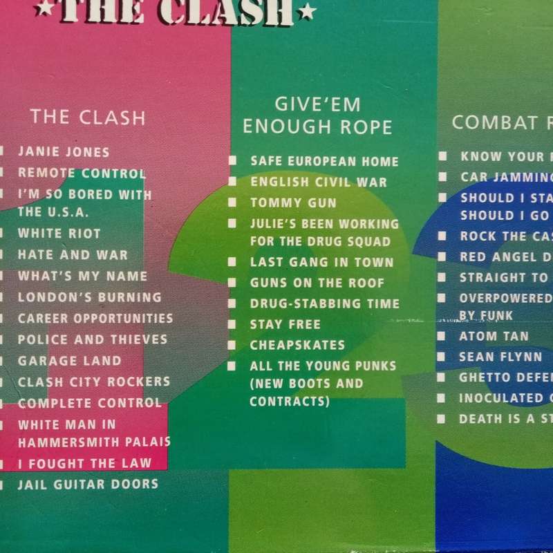 The Clash (CD) Box Set 0f 3