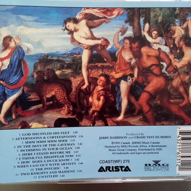 Crash Test Dummies (CD) God Shuffled His Feet