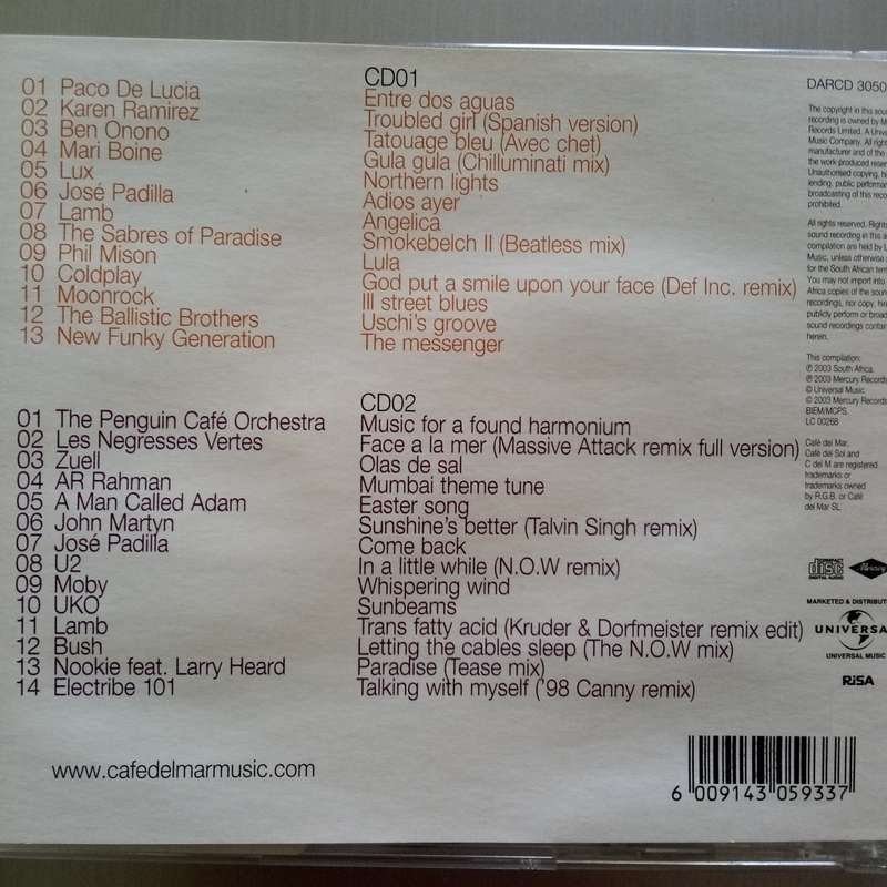 Café del Mar (CD) The Best Of