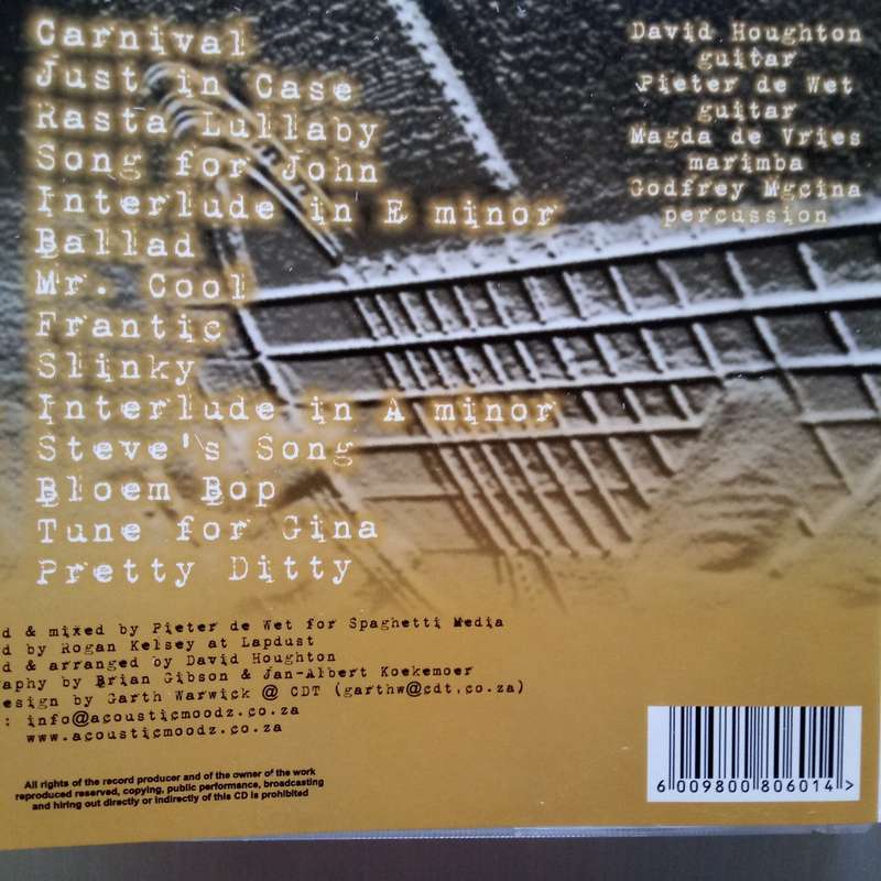 Menagerie (CD) Acoustic Moodz