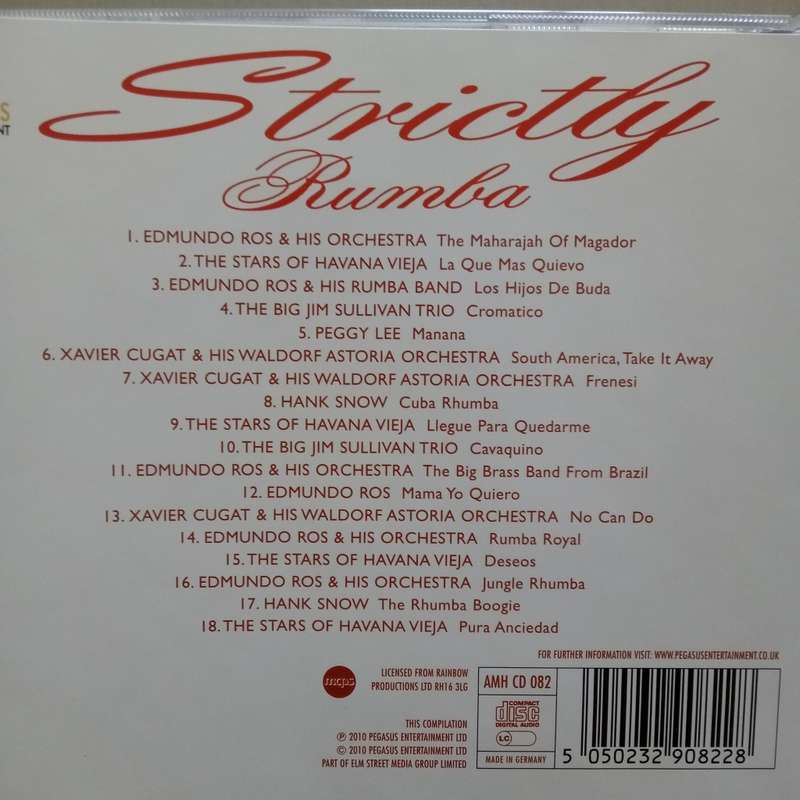Strictly Rumba (CD) Classic Rumba Dance Music
