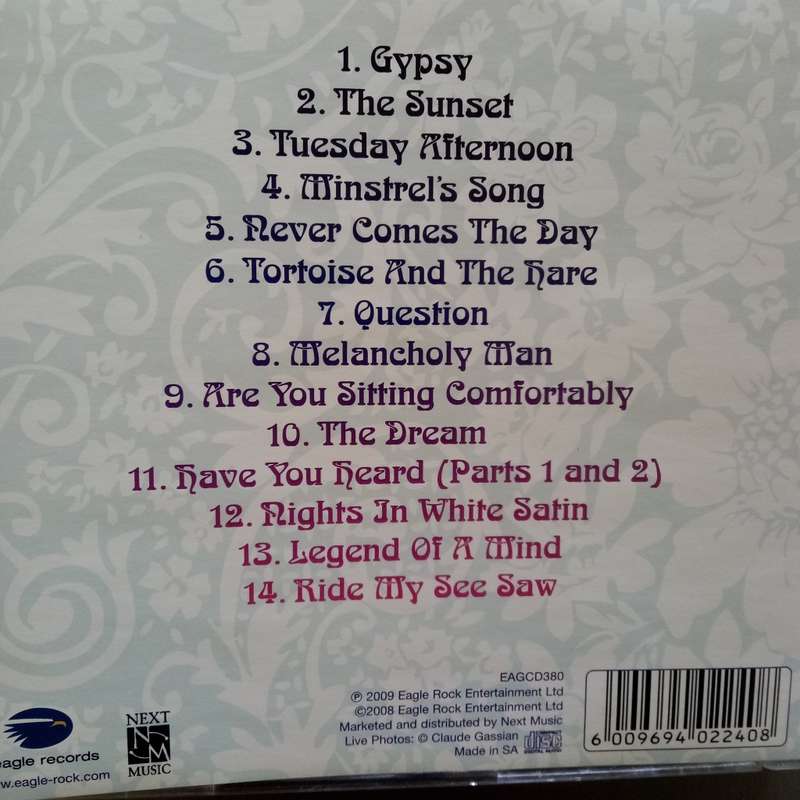 The Moody Blues (CD) Live At The Isle Of Wight Festival 1970