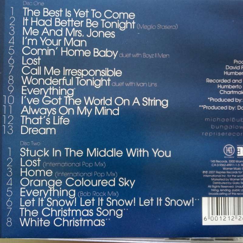 Michael Buble (CD) Call Me Irresponsible