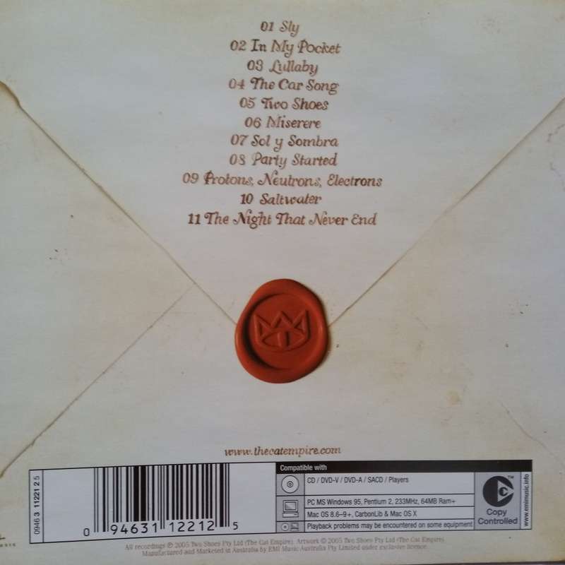 The Cat Empire (CD) Two Shoes