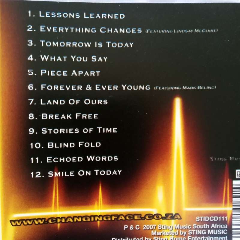 Changing Face (CD) Blind Fold